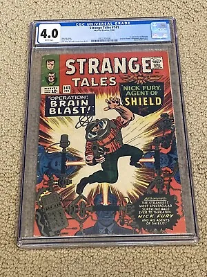 Buy Strange Tales 141 CGC 4.0 With Rare White Pages (1st App Mentallo)- Kirby!! • 111.48£