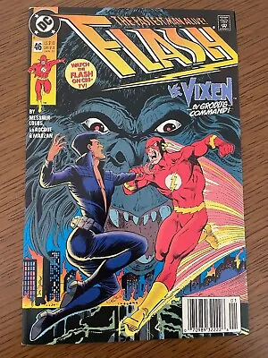Buy The Flash #46 The Fastest Man Alive, Vixen By Grood's Command, Jan 91 DC Comics • 5£