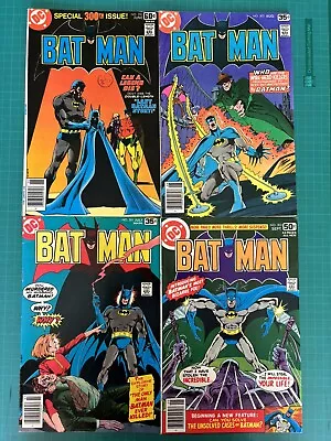 Buy Batman #300, 301, 302 & 303 (1978) VF- Simonson Art Off White Pages • 24£