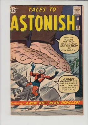 Buy TALES TO ASTONISH #36 VG/FN 3rd ANT-MAN!! EXCEPTIONAL COVER COLOR!! • 287.83£