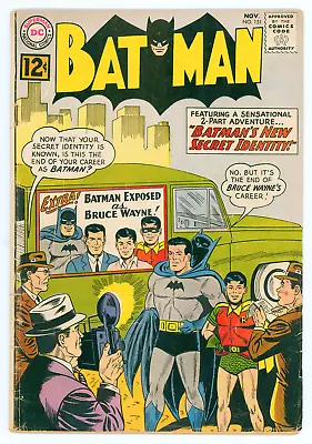 Buy Batman #151 (1962)  ⭑ Silver Age! ⭑   Batman's New Secret Identity!  • 43.92£