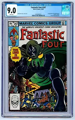 Buy Fantastic Four #247 CGC 9.0 (1982) - Doctor Doom App • 31.94£