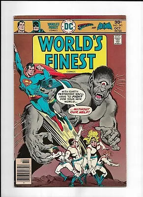 Buy DC Comics~ World's Finest  # 241  (1976)  FN+  F: Superman & Batman • 6.31£