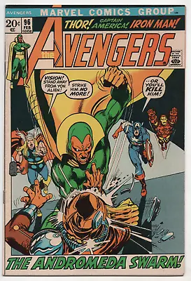 Buy Avengers 96 Marvel 1972 FN VF Kree Skrull Iron Man Captain America Thor Vision • 30.53£