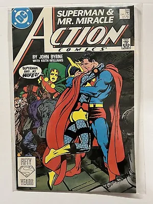 Buy ACTION COMICS #593 WHITE PAGES MISTER MIRACLE + DARKSEID APP 1987 | Combined Shi • 31.60£