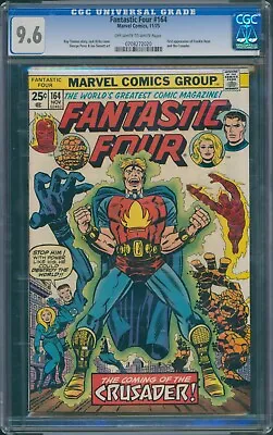 Buy Fantastic Four #164 1975 CGC 9.6 OW-W Pages! • 225.23£