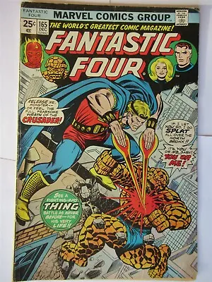 Buy Marvel Comics Group Book 165 Fantastic Four1975 FN • 4.05£