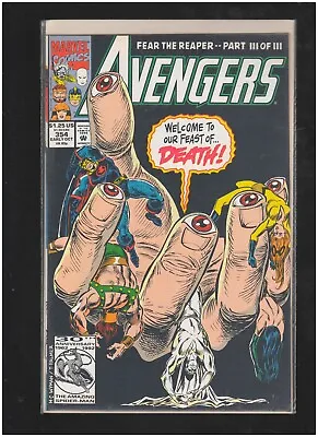 Buy Avengers #354 Fear The Reaper Part 3 Vol. 1 Marvel Comics 1992 MCU  • 2.64£