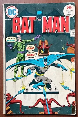 Buy BATMAN #263 DC 1975 High Grade F/VF Cond. THE RIDDLER COVER! Bronze Age Classic • 15.85£
