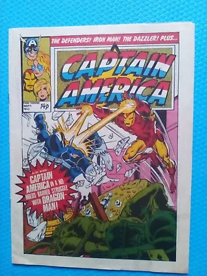 Buy Captain America #3 - Marvel Comics UK -1981 - Weekly - VERY FINE - FIRST PRINT • 3.99£