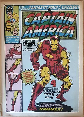 Buy Captain America #9 Marvel Comics UK 1981 Dazzler, Thor, Iron Man • 4£