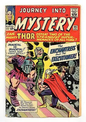 Buy Thor Journey Into Mystery #103 GD 2.0 1964 1st App. Enchantress, Executioner • 119.15£