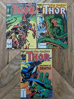 Buy The Mighty Thor 340 341 And 343 (1983) 3 Marvel Comics • 15£