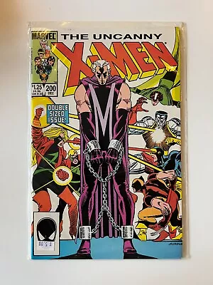 Buy Marvel Comics | Uncanny X-Men #200 | 1985 | The Trial Of Magneto | Double-Sized • 15.95£
