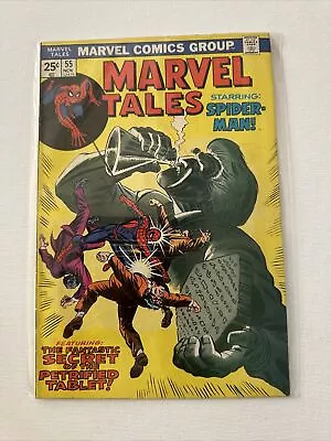 Buy Marvel Tales Spider-Man #55 1974 FINE+ 6.5 (Reprint Of Amazing Spider Man #74) • 1.75£