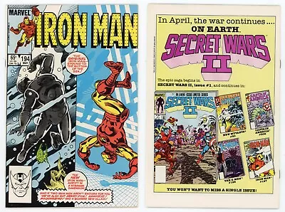 Buy Iron Man #194 (NM 9.4) HIGH GRADE 1st Scourge Hawkeye Mockingbird 1985 Marvel • 8.10£