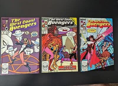 Buy Avengers West Coast Collection Lot Of 53 Marvel Comics • 45£