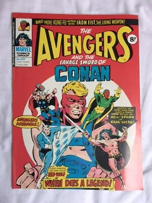 Buy THE AVENGERS & CONAN - No 127 - Date 21/02/1976 - UK Marvel Comic - Free Post • 3.50£