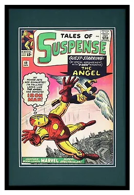 Buy Tales Of Suspense #49 Angel Iron Man Framed 12x18 Official Repro Cover Display • 47.49£