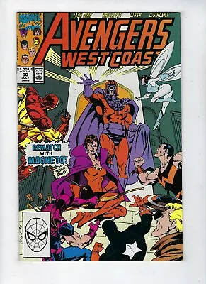 Buy AVENGERS WEST COAST # 60 (Rematch With Magneto, High Grade, JULY 1990) VF • 2.95£