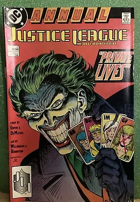 Buy DC COMICS JUSTICE LEAGUE AMERICA ANNUAL NUMBER 2 The Joker MINT UNREAD • 3.50£