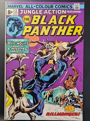 Buy Jungle Action Featuring The Black Panther #12 1974 Marvel Comics Pence Variant • 7.95£