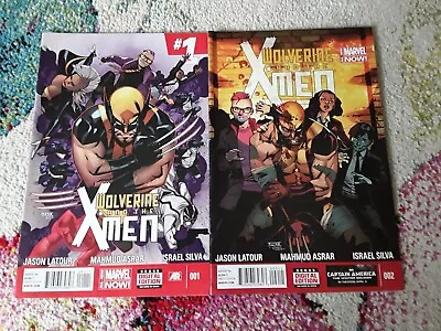 Buy Wolverine And The X-men #1 & 2  (2014) Marvel Comics • 1.99£