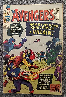 Buy The Avengers 15. 1965 Silver Age. Baron Zemo & The Masters Of Evil • 19.99£