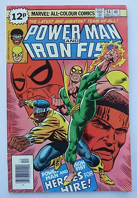 Buy Power Man And Iron Fist #54 - UK Variant Marvel Comics - December 1978 F/VF 7.0 • 17.95£