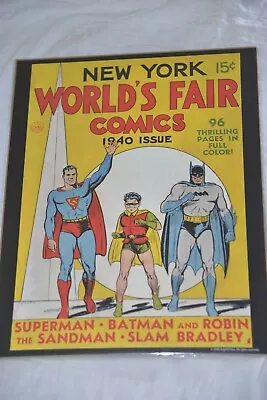 Buy Vintage 2020 -  NY World's Fair Comics Poster ( 1940 ) DC Comics  (NM ) Lot 1 • 15.93£
