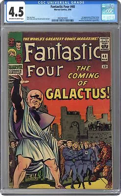 Buy Fantastic Four #48 CGC 4.5 1966 3932923001 1st App. Galactus, Silver Surfer • 1,043.60£