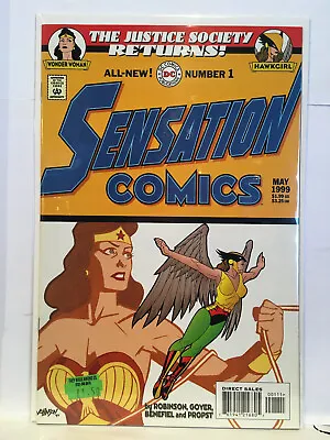 Buy Justice Society Returns: Sensation Comics #1 VF+ 1st Print DC Comics • 3.25£