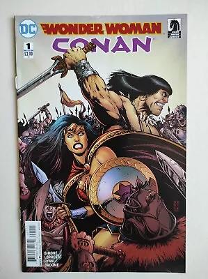 Buy Wonder Woman / Conan Issue #1 - Darick Robertson Cover • 0.99£