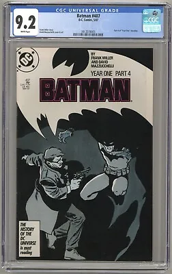 Buy Batman #407 (1987) CGC 9.2 NM- Frank Miller - Part 4 Of  Year One  Storyline • 47.32£