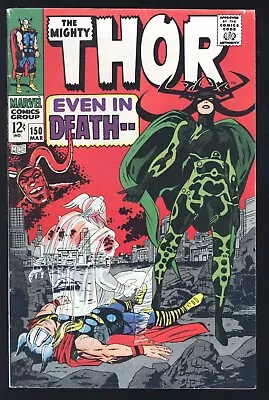 Buy Thor #150 Marvel 1968 FN/VF Classic Kirby, 1st Hela Cover, Loki FREE SHIP • 52.27£