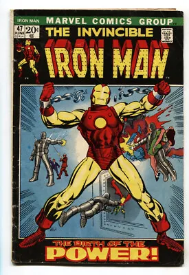 Buy IRON MAN #47 1972-Origin Of Iron Man-Marvel COMIC BOOK • 47.75£