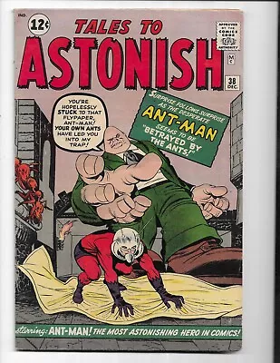 Buy Tales To Astonish 38 - Vg+ 4.5 - Ant-man - 1st Appearance Of Egghead (1962) • 159.90£