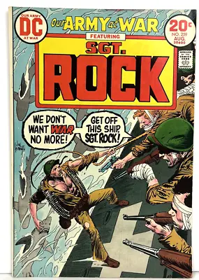 Buy Our Army At War #259 (Aug 1973 DC) Featuring Sgt Rock VF- • 10.35£