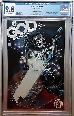 Buy God Country #1 25th Anniversary Edition CGC 9.8 2017 NEW 4381001022 • 152.59£
