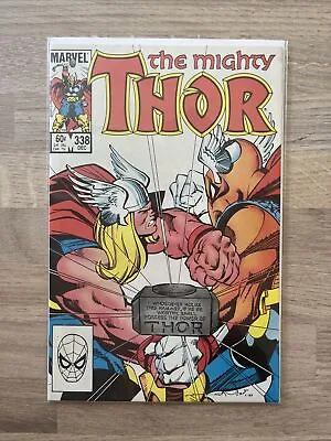 Buy Marvel Comics The Mighty Thor #338 1983 Bronze Age High Grade • 28.99£