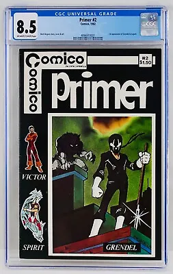 Buy Primer #2 CGC 8.5 Off-White To White Pages First Grendel Appearance 1st VF+ • 597.48£
