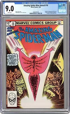 Buy Amazing Spider-Man Annual #16 CGC 9.0 1982 3966435005 • 135.86£