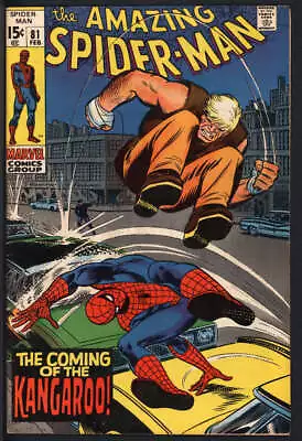 Buy Amazing Spider-man #81 6.0 // 1st Appearance Kangaroo Marvel Comic 1970 • 49.87£