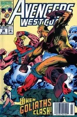 Buy West Coast Avengers (Vol 1) #  92 (VFN+) (VyFne Plus+) US Newsstand Edition COMI • 8.98£