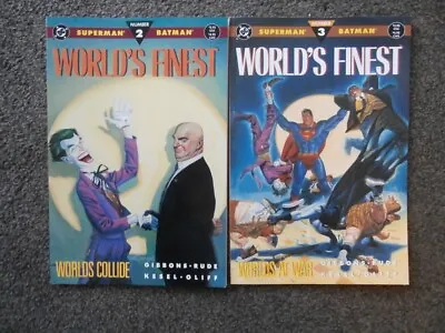 Buy Worlds Finest X 2 Issue's. No,s 2 & 3. DC Comics. • 1.70£