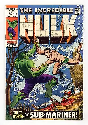 Buy Incredible Hulk #118 VG+ 4.5 1969 • 28.45£