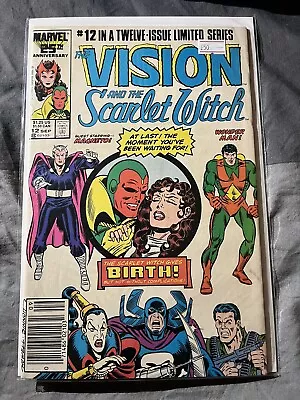 Buy Vision And The Scarlet Witch #12, Marvel Comics, 1st Speed And Wiccan, 1985 • 50£