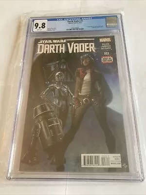 Buy STAR WARS DARTH VADER #3 DOCTOR APHRA 1st APPEARANCE 1st PRINT CGC 9.8 (2015) • 99.99£