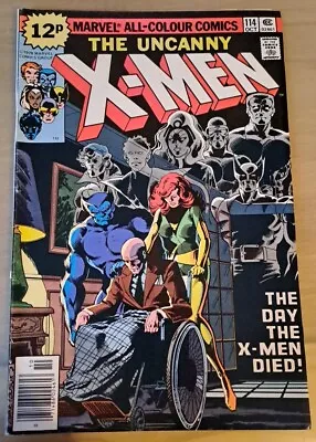 Buy X-men #114 (1978) Sauron & Savage Land Appearance Bag & Boarded Free Uk P&p. Fn. • 12.99£