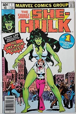 Buy Marvel The Savage She-Hulk (Feb '80) #1 Origin/1st Appearance VF • 39.98£